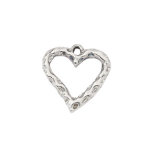 Load image into Gallery viewer, Textured Heart Charm
