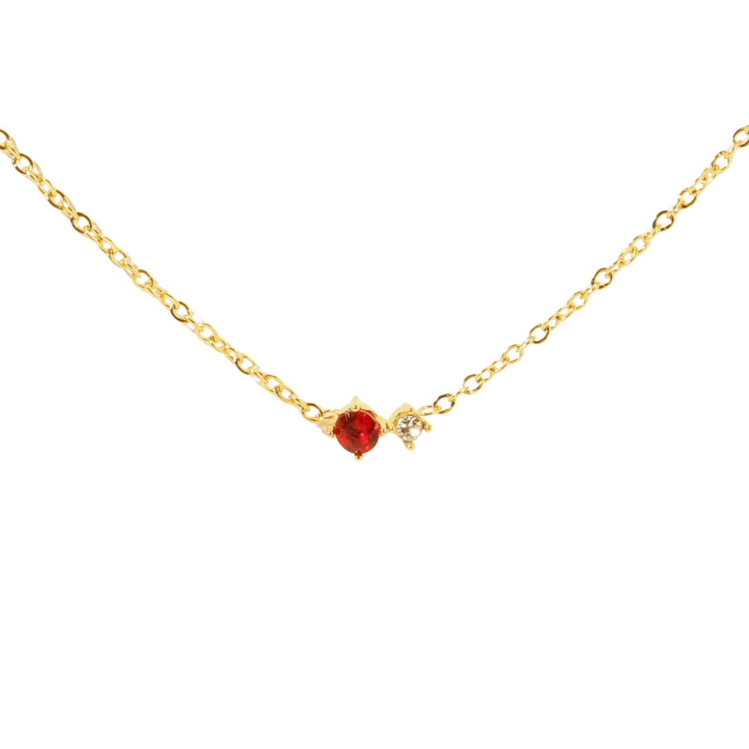 Crimson Constellation Necklace