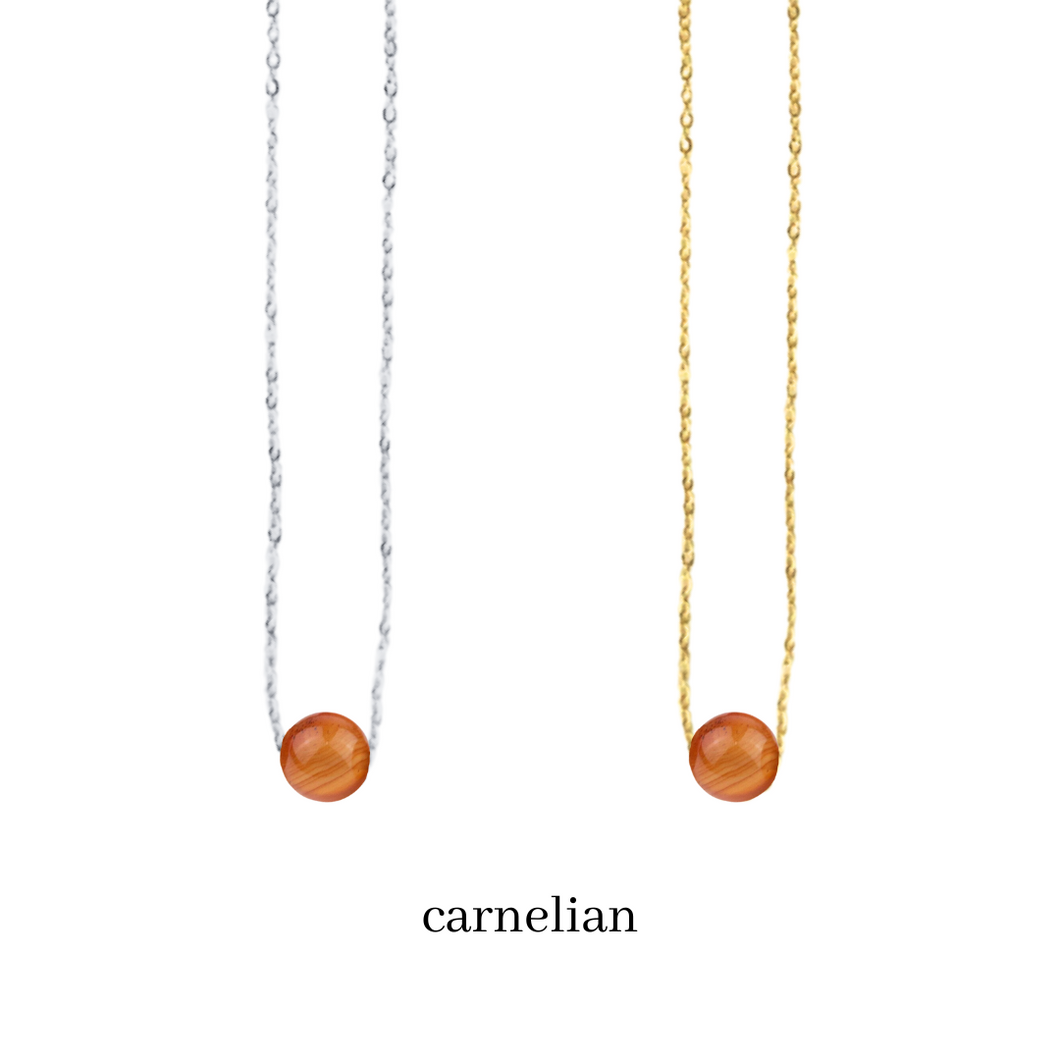 Dainty Carnelian Necklace