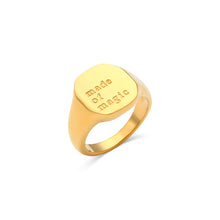 Load image into Gallery viewer, Made of Magic Signet Ring
