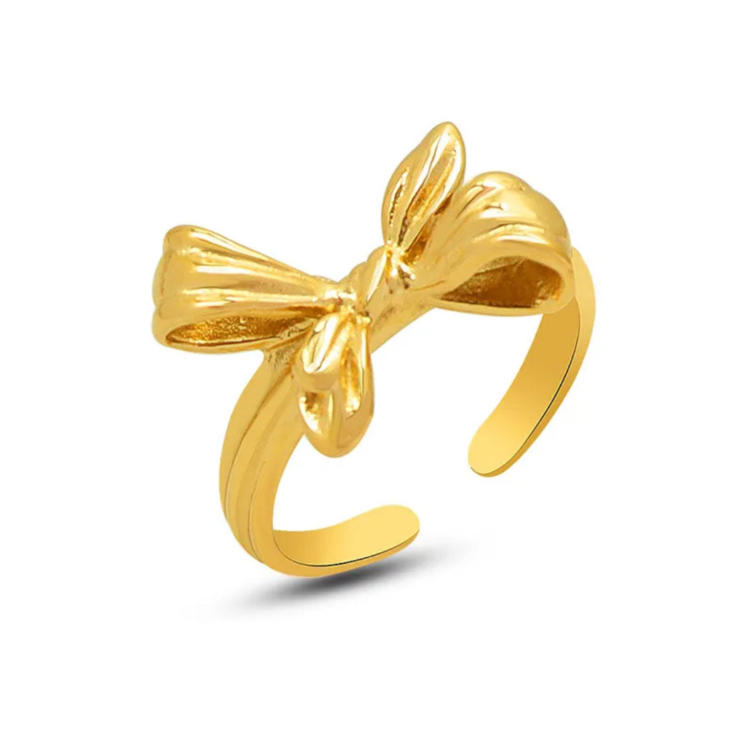 Golden Bow Ring
