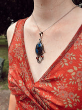 Load image into Gallery viewer, Labradorite Statement Necklace
