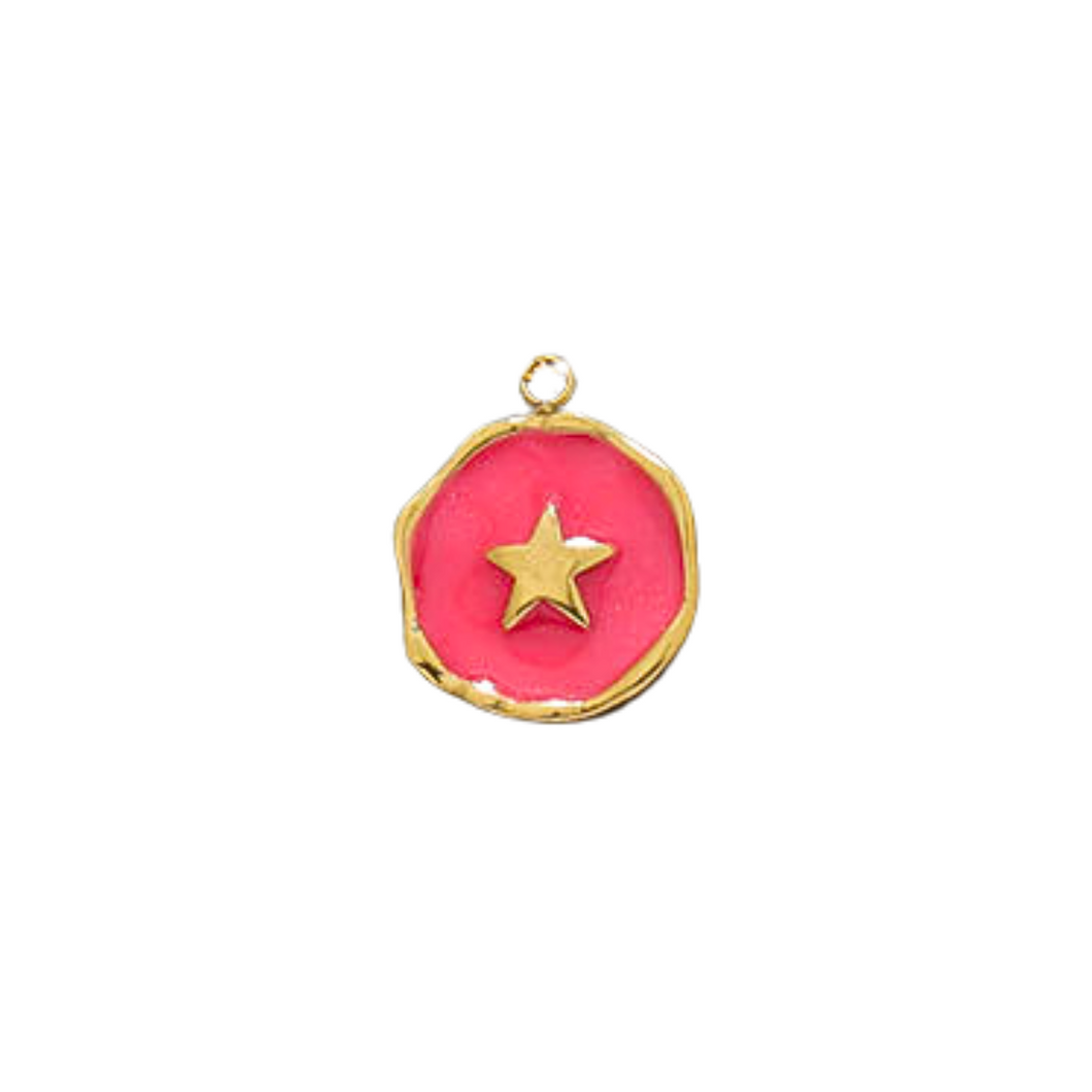 Pink Star Charm