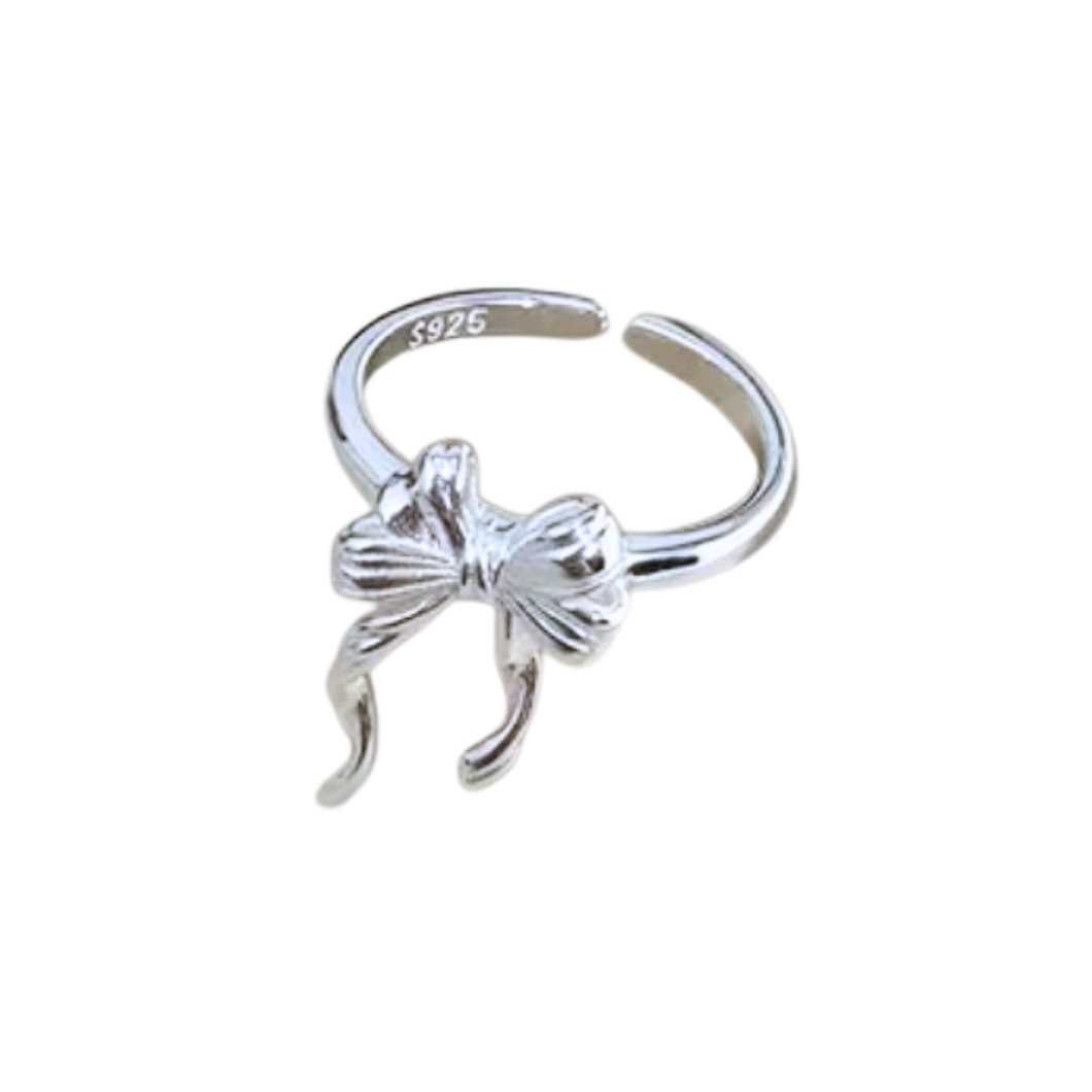 Silver Bow Ring